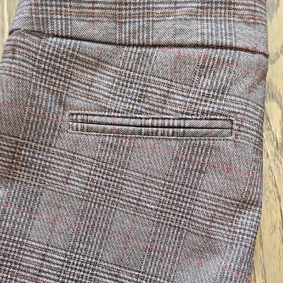 Dalia Checkered Pants in Gray and Pink - Picture 2 of 6